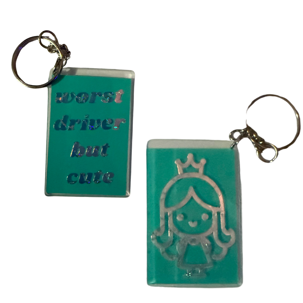 Rectangular Acrylic Keychain