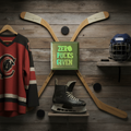 Zero Pucks Given Sign
