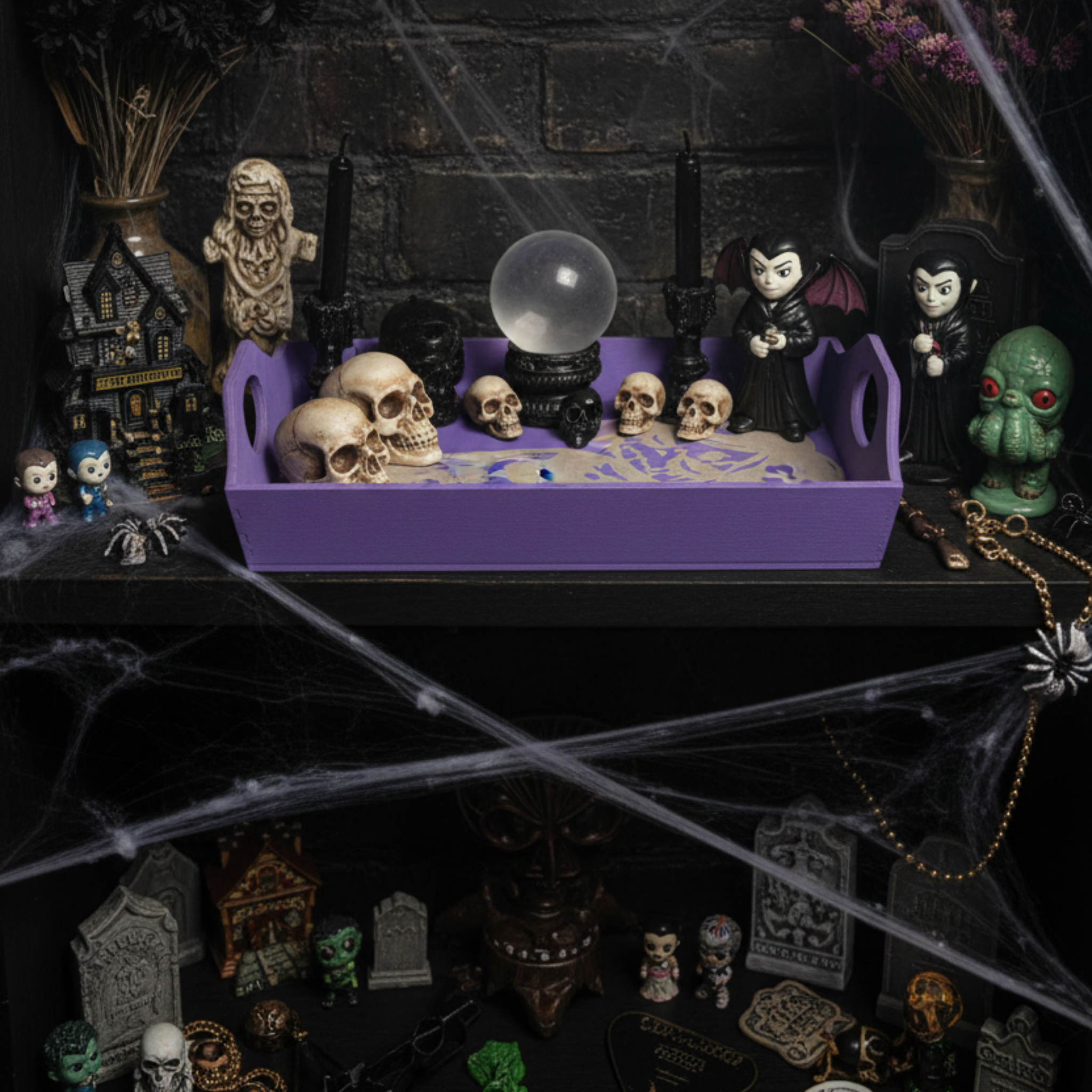 Zombie Girl Trinket Tray